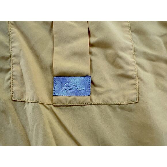 Vintage No Fear Yellow Zip Front Shirt Mens L Skatewear 90s Utility Top - Picture 7 of 7